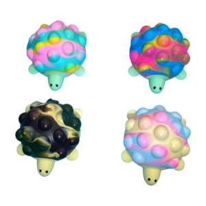 Colorful Turtle Poppers: 4-Pack