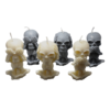 Wise Skeletons Candle Set | Scented | 4-Inch | Handmade - Image 6