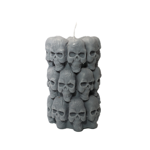 Skull Faces Candle Set | 2-Pack | Scented | Handmade - Image 3